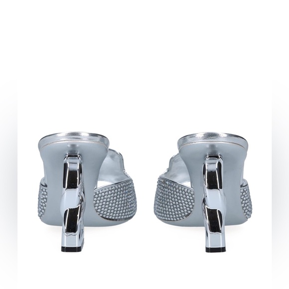 Dolce & Gabbana DG-Heel Gemstone-Embellished Mules Size 40 NEW + Box + Dust Bag - Picture 4 of 10